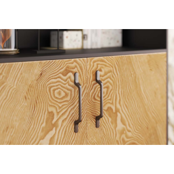 ASTER fogantyú 128/194 mm - fekete