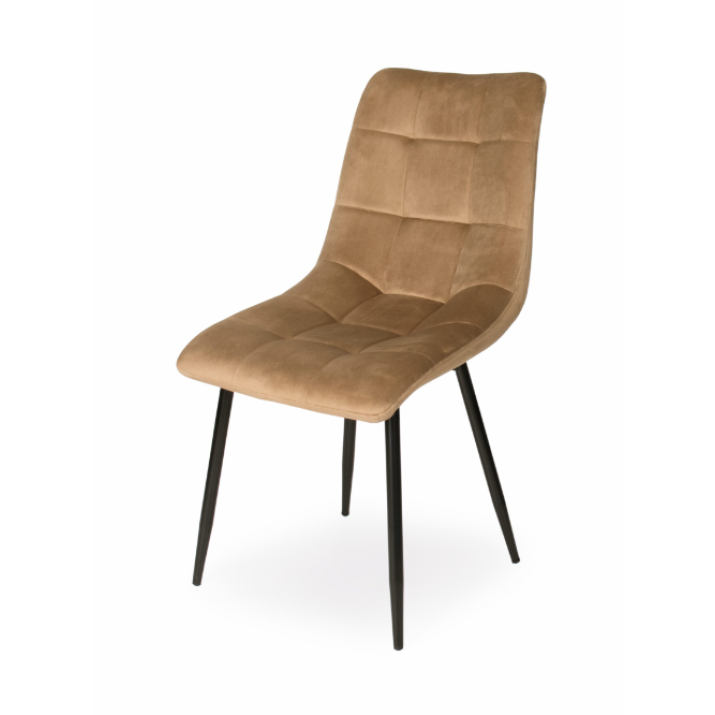 Barbi szék, élénk barna plüss kárpittal Barbi szék, élénk barna plüss kárpittal