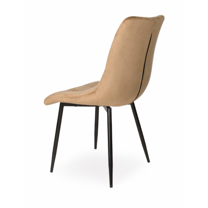 Barbi szék, élénk barna plüss kárpittal Barbi szék, élénk barna plüss kárpittal