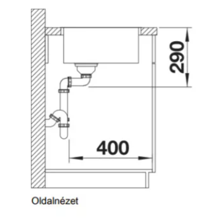 BLANCO Andando 450-IF mosogatótálca BLANCO Andando 450-IF mosogatótálca