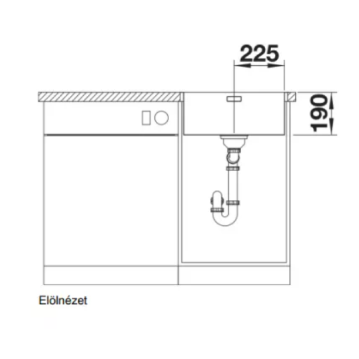 BLANCO Andando 450-IF mosogatótálca BLANCO Andando 450-IF mosogatótálca