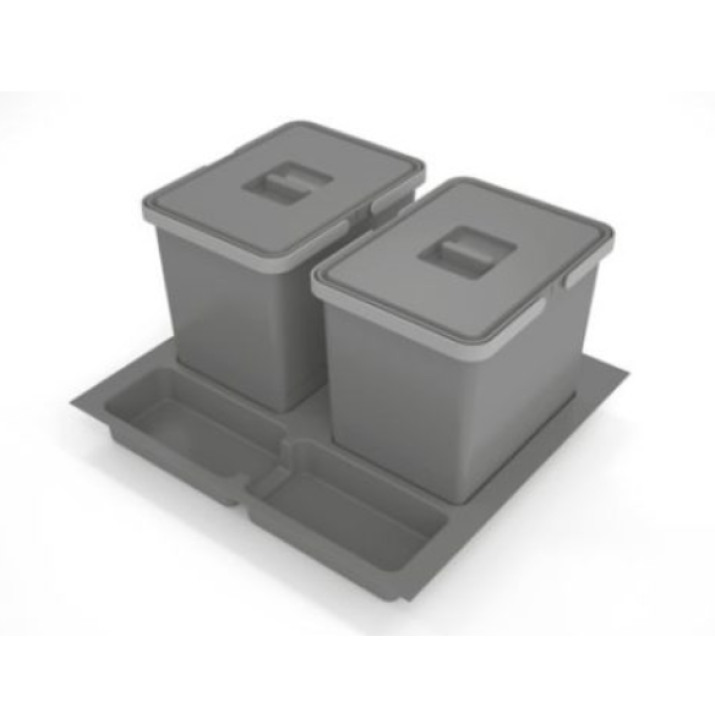 CASA hulladéktároló, 520 x 480 , B konfiguráció (2x15L) CASA hulladéktároló, 520 x 480 , B konfiguráció (2x15L)