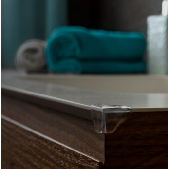 Öntapadós BABY MAX sarokvédő, átlátszó , H-29,5mm (2db/csomag)