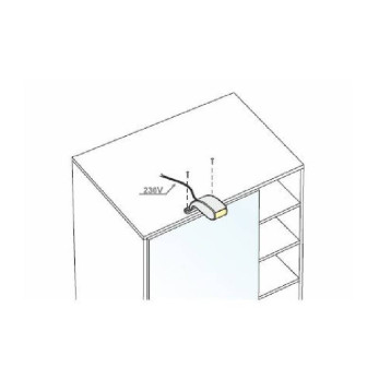 FILA LED lámpa Fekete, természetes fehér