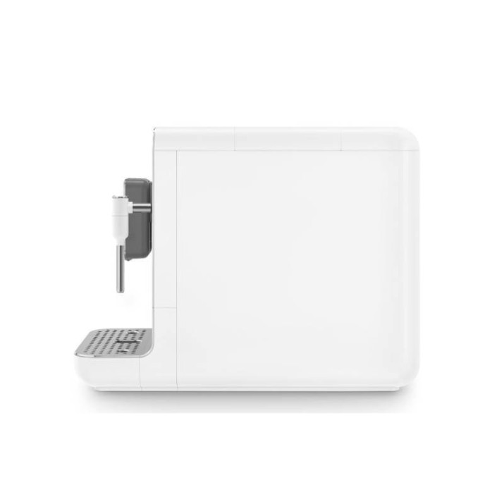 SMEG Automata kávéfőző tejhabosítóval, matt fehér