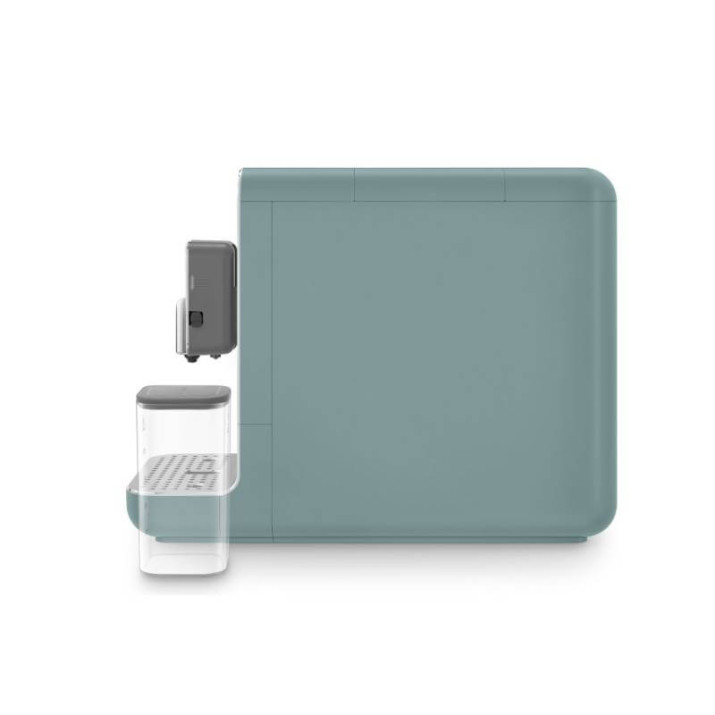 SMEG AUTOMATA KÁVÉFŐZŐ, retro, tejhabosító funkció, cappuccino/latte macchiato funkció, matt smaragdzöld