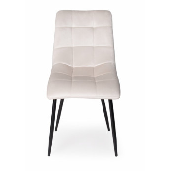 Barbi szék, bézs plüss kárpittal