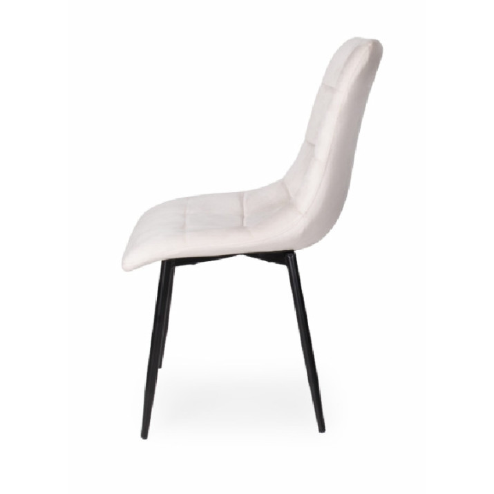 Barbi szék, bézs plüss kárpittal