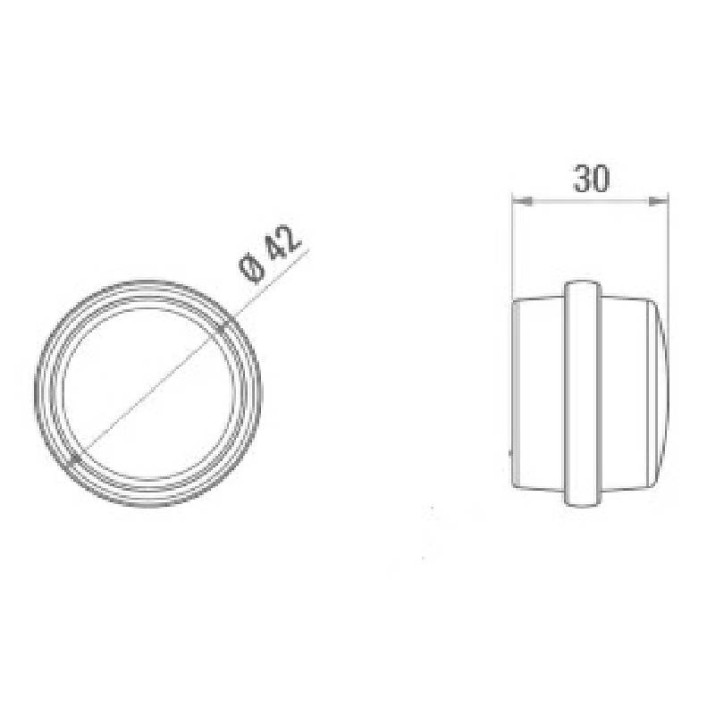 Öntapadós ajtóütköző FRANKY 30, fehér (1db/csomag) Öntapadós ajtóütköző FRANKY 30, fehér (1db/csomag)